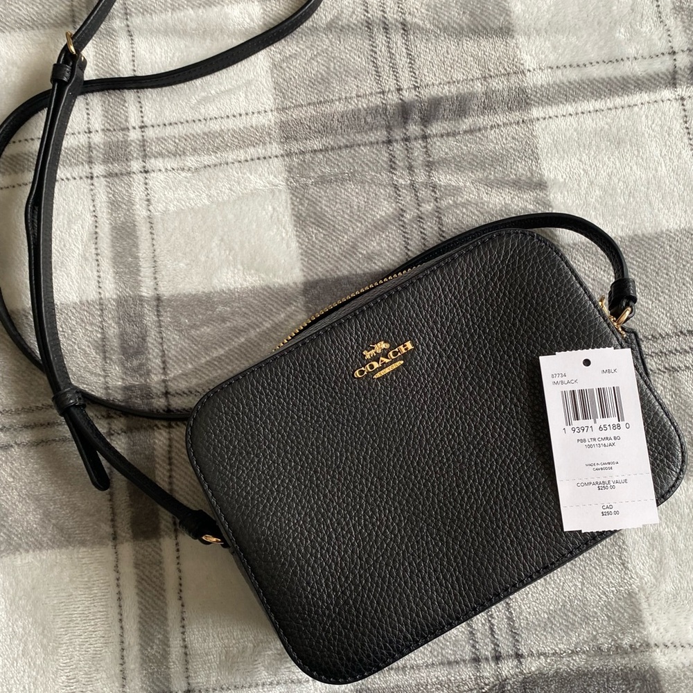 Coach crossbody leather bag